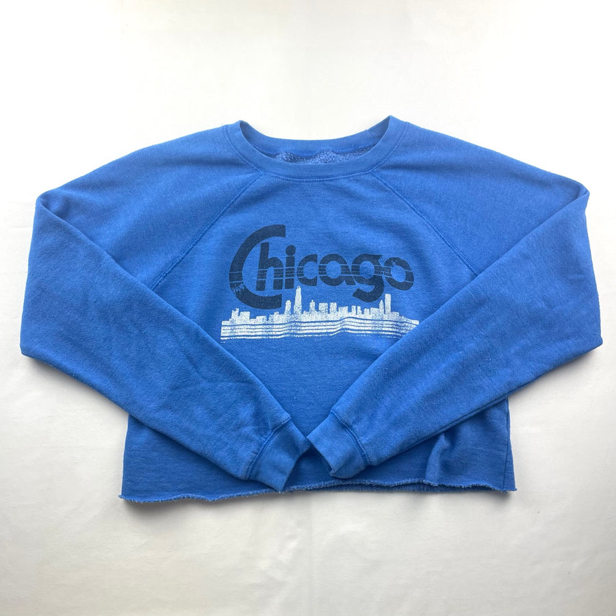 Chicago Skyline Cropped Sweatshirt