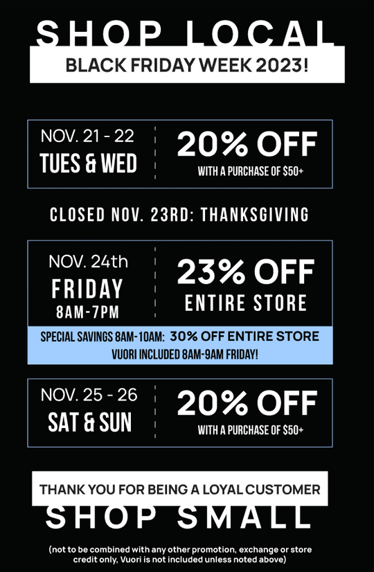 Black Friday Week Is Here!   Don't Miss Out!