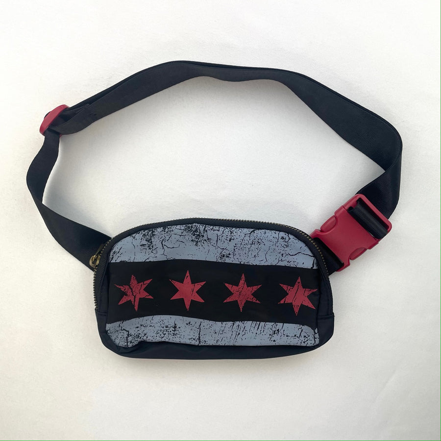 Chicago Flag Belt Bag