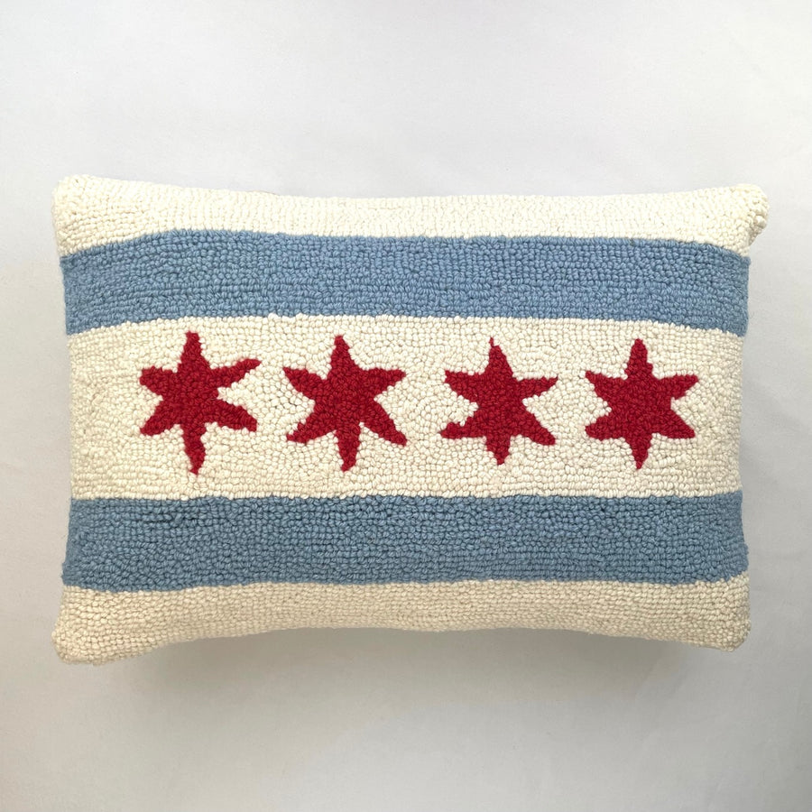 Chicago Flag Pillow