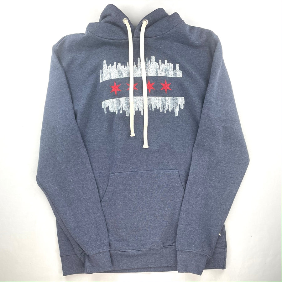 Chicago Flag Skyline Hoodie