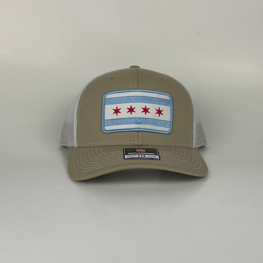 Chicago Flag Patch Trucker Hat