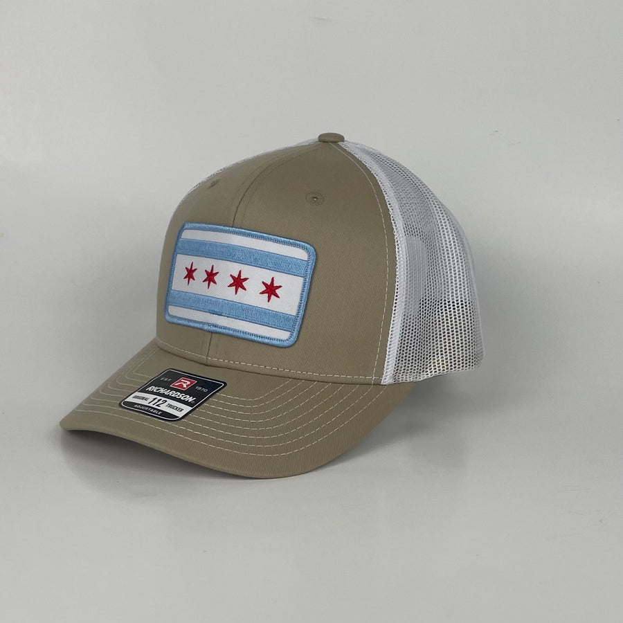 Chicago Flag Patch Trucker Hat